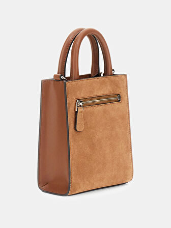 Guess Access Kadın Kahverengi Deri El Çantası HWSB7838750-CGM