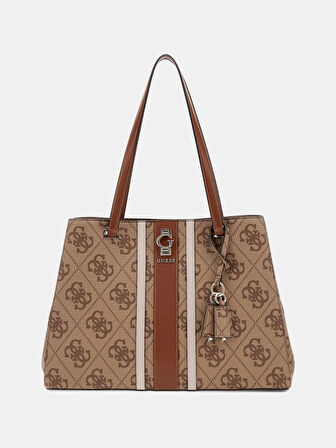 Guess Access Kadın Kahverengi El Çantası HWSO7838230-LTL