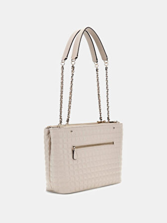Guess Brera Kadın Bej El Çantası HWQG8424220-LTA