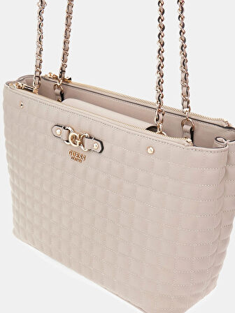 Guess Brera Kadın Bej El Çantası HWQG8424220-LTA