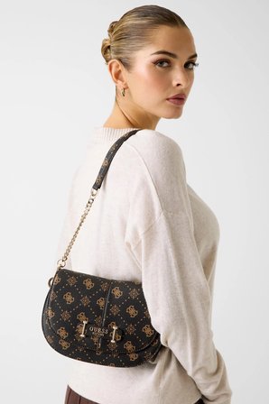 Guess HWGP9898200 Carrie Logo Flap Kadın Omuz Çantası