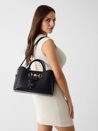 Guess Janie Girlfriend Kadın Siyah El Çantası HWVG9910060-BLA