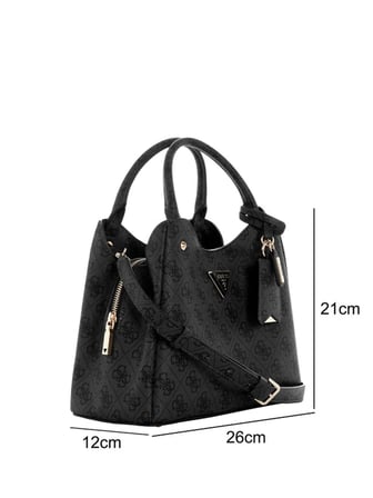 Guess Meridian Logolu Çıkarılabilir Askılı Çanta HWSG6974050 Bayan ÇANTA HWSG69 74050 CLO ANTRASİT