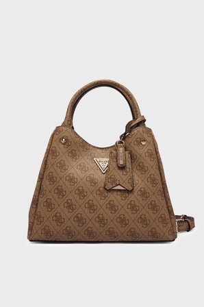 Guess Meridian Logolu Çıkarılabilir Askılı Çanta HWSG6974050 Bayan ÇANTA HWSG69 74050 LTL KAHVE