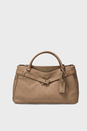 Guess Ella Logolu Çıkarılabilir Askılı Çanta HWPD9746060 Kadın ÇANTA HWPD97 46060 BIO BEJ