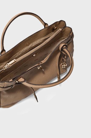 Guess Ella Logolu Çıkarılabilir Askılı Çanta HWPD9746060 Kadın ÇANTA HWPD97 46060 BIO BEJ