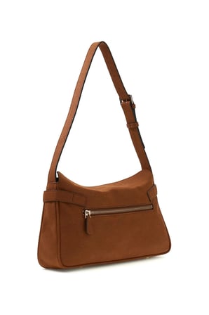 Guess Ella Kadın Kahverengi Omuz Çantası HWSG9754180-COG