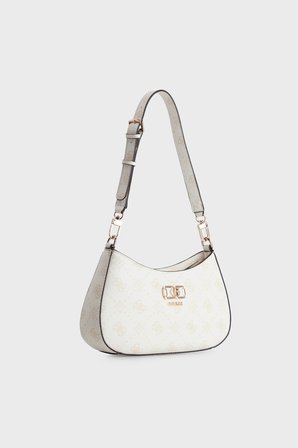 Guess Emelie Logolu Çıkarılabilir Omuz Askılı Çanta HWGP9928180 Kadın ÇANTA HWGP99 28180 WLO BEYAZ