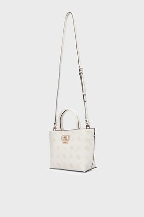 Guess Emelie Logolu Çıkarılabilir Askılı Çanta HWGP9928750 Bayan ÇANTA HWGP99 28750 WLO BEYAZ