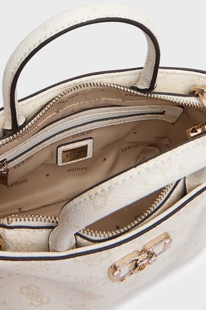 Guess Emelie Logolu Çıkarılabilir Askılı Çanta HWGP9928750 Bayan ÇANTA HWGP99 28750 WLO BEYAZ