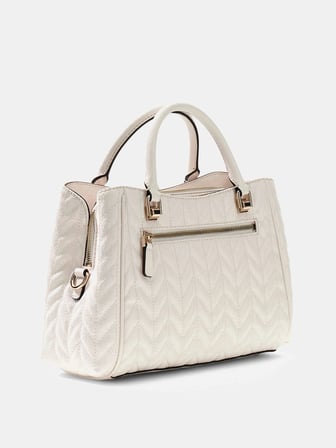 Guess Stacey Girlfriend Kadın Beyaz El Çantası HWGG9741060-OFF