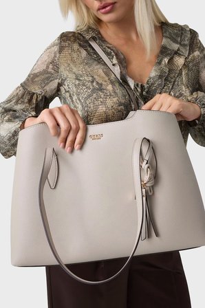 Guess Melody Logolu Omuz Askılı Çanta HWBG9735230 Kadın ÇANTA HWBG97 35230 LTA BEJ