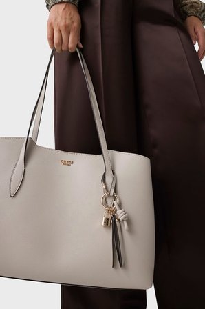 Guess Melody Logolu Omuz Askılı Çanta HWBG9735230 Kadın ÇANTA HWBG97 35230 LTA BEJ