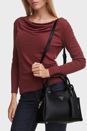 Guess Lorella Logolu Çıkarılabilir Askılı Çanta HWBG236220 Kadın ÇANTA HWBG23 6220 BLA SİYAH