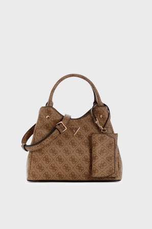 Guess Lorella Logolu Çıkarılabilir Askılı Çanta HWSG2484220 Kadın ÇANTA HWSG24 84220 LTL KAHVE