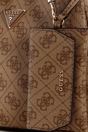 Guess Lorella Logolu Çıkarılabilir Askılı Çanta HWSG2484220 Kadın ÇANTA HWSG24 84220 LTL KAHVE