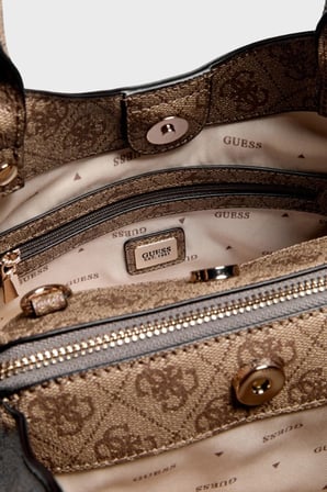 Guess Lorella Logolu Çıkarılabilir Askılı Çanta HWSG2484220 Kadın ÇANTA HWSG24 84220 LTL KAHVE