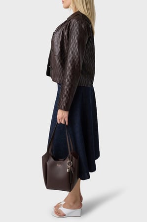 Guess Melody Logolu Omuz Askılı Çanta HWBG9735030 Kadın ÇANTA HWBG97 35030 BRO KAHVE