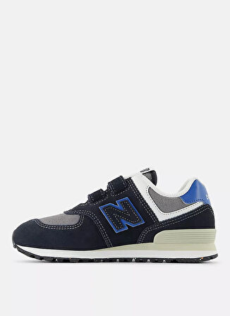 New Balance Siyah Erkek Çocuk Yürüyüş Ayakkabısı 574 PV574QRB-NB Lifestyle Pre-Schoo