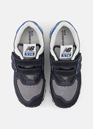 New Balance Siyah Erkek Çocuk Yürüyüş Ayakkabısı 574 PV574QRB-NB Lifestyle Pre-Schoo