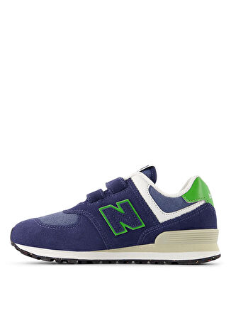 New Balance Lacivert Erkek Çocuk Yürüyüş Ayakkabısı 574 PV574QBL-NB Lifestyle Pre-Schoo