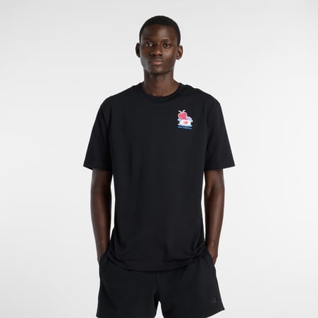 New Balance Lobster Roll  Erkek Siyah T-Shirt