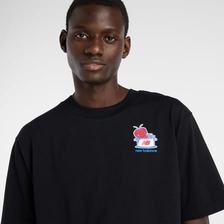 New Balance Lobster Roll  Erkek Siyah T-Shirt