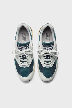 New Balance Deri Karışımlı Sneaker Ayakkabı Erkek AYAKKABI U991TO2 GRİ-PETROL