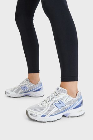 New Balance Logolu Bağcıklı Sneaker Ayakkabı Unisex AYAKKABI U7401T4 Beyaz-Lila