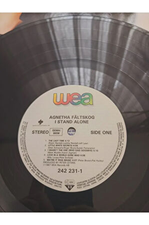 1987 Agnetha Faltskog – I Stand Alone