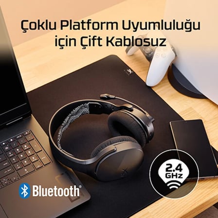 HyperX Cloud Jet Siyah Kablosuz Gaming Kulaklık Aj0t1aa