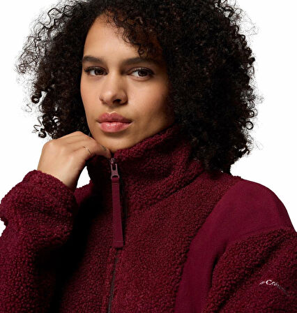 Panorama Tam Fermuarlı II Kadın Polar Üst