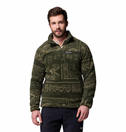 Rugged Ridge High Pile Yarım Fermuarlı Erkek Polar Üst