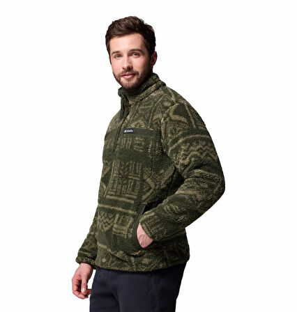 Rugged Ridge High Pile Yarım Fermuarlı Erkek Polar Üst