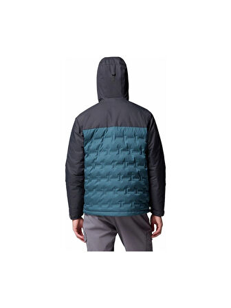 Columbia Grand Trek III Down Kapüşonlu Erkek Kaz Tüyü Mont Erkek Mavi WM7857-429