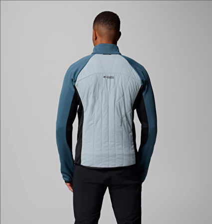 Columbia Arctic Crest™ Hybrid Full Zip Mavi Erkek Uzun Kollu T-Shirt AE3907-461