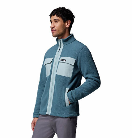 Columbia Juniper Peak™ Full Zip Fleece Mavi Erkek Outdoor Polar XE6508