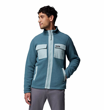Columbia Juniper Peak™ Full Zip Fleece Mavi Erkek Outdoor Polar XE6508