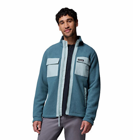 Columbia Juniper Peak™ Full Zip Fleece Mavi Erkek Outdoor Polar XE6508