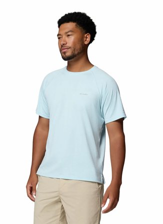 Columbia AO0944 ALPINE CHILL PRO SS CREW Mavi Normal Düz Erkek T-Shirt