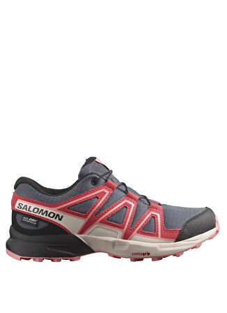 Salomon Gri - Pembe Kız Çocuk Outdoor Ayakkabısı L47856600-SPEEDCROSS WATERPROOF