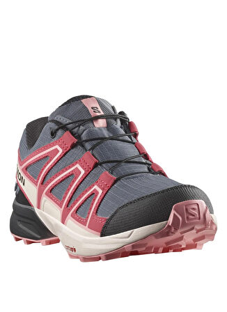 Salomon Gri - Pembe Kız Çocuk Outdoor Ayakkabısı L47856600-SPEEDCROSS WATERPROOF