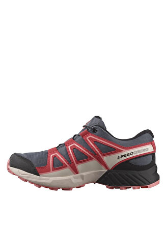 Salomon Gri - Pembe Kız Çocuk Outdoor Ayakkabısı L47856600-SPEEDCROSS WATERPROOF