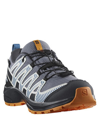 Salomon Gri - Mavi Erkek Çocuk Outdoor Ayakkabısı L47857000-XA PRO V8 WATERPROOF