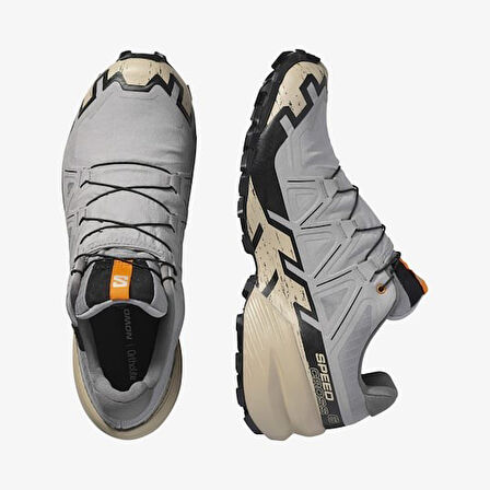 Salomon Speedcross 6 Gore-tex Gull/white Pepper/black Erk Patika Koşusu Ayakkabısı L47853400