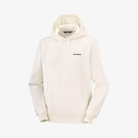 Salomon LC2675600 Chest Logo Hoodie M Erkek Sweatshirt
