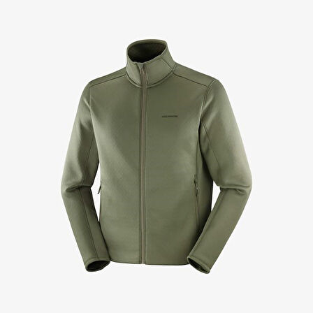 Salomon Outlıne Warm Fleece Fz M Erk Grape Leaf// Fleece Lc2608800