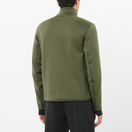 Salomon Outlıne Warm Fleece Fz M Erk Grape Leaf// Fleece Lc2608800