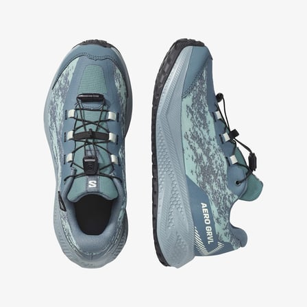 Salomon Aero Grvl Wp J Stormy Weather/lichen/clearly Aqua Çocuk Ayakkabı  L45389400