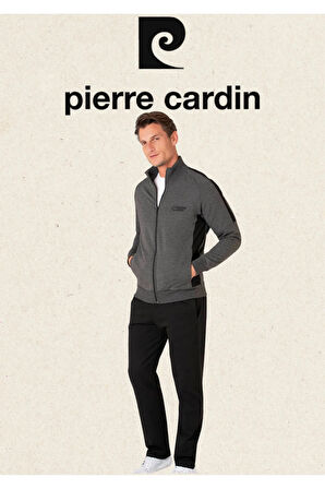 Erkek Pamuklu & Likralı Regular Fit Önden Fermuarlı Eşofman Takımı (Corap Hediye) L1.PC.004.71.35